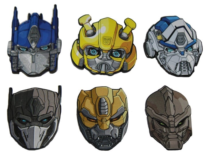 Transformers: Rise of the Beasts Set of 6 Magnetic Badges Gallery Image 1
