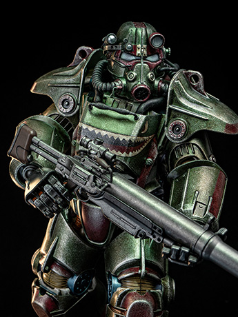 Fallout T-45 Power Armor (Hot Rod Shark) 1/6 Scale Figure
