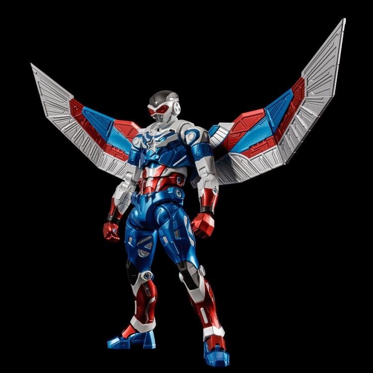 Marvel Fighting Armor Captain America (Sam Wilson) Action Figure Gallery Image 4