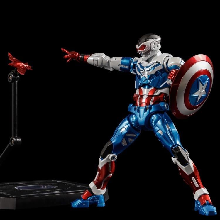 Marvel Fighting Armor Captain America (Sam Wilson) Action Figure Gallery Image 12