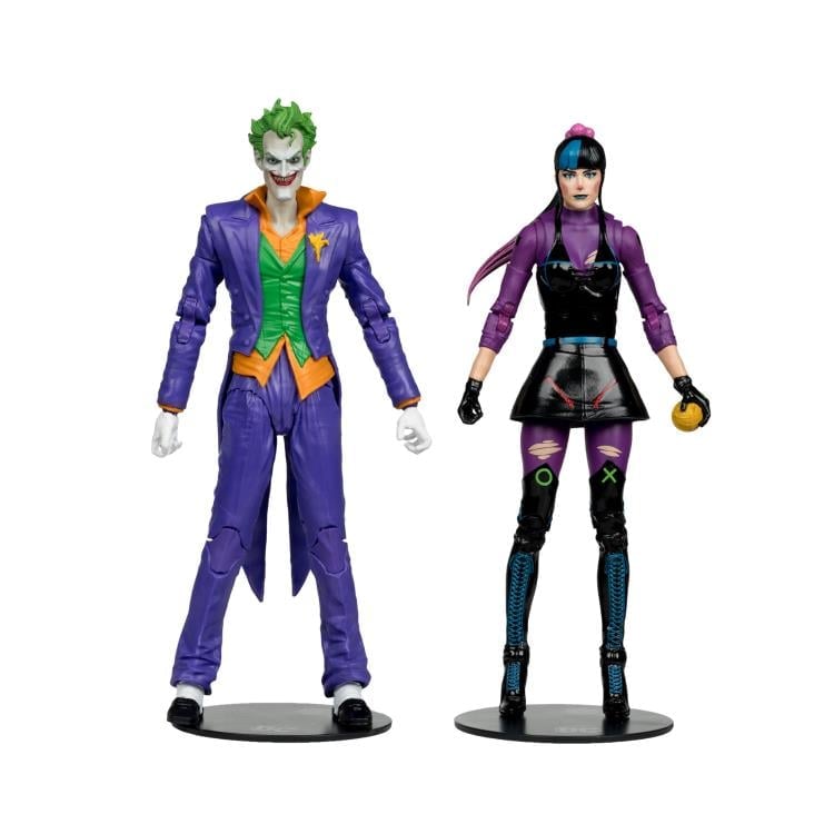 DC Multiverse The Joker & Punchline Action Figure Two-Pack Gallery Image 4