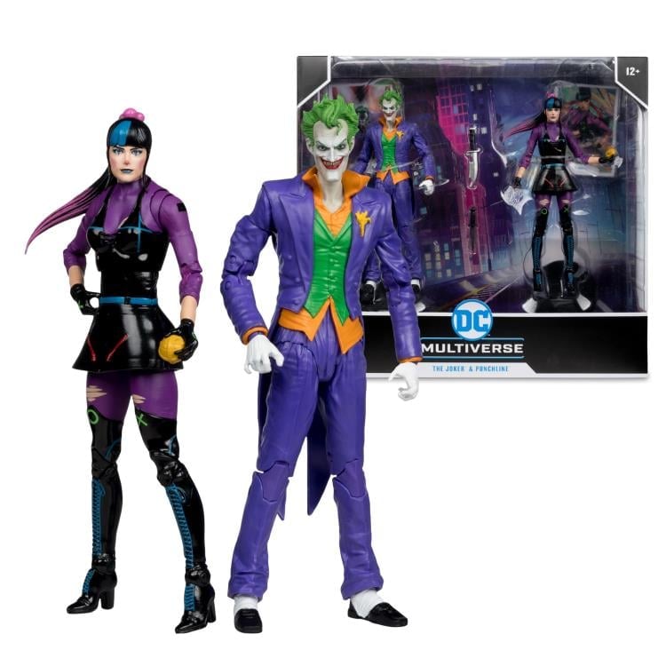 DC Multiverse The Joker & Punchline Action Figure Two-Pack Gallery Image 13
