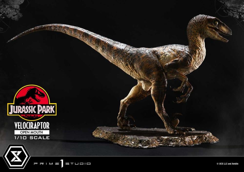 Jurassic Park Prime Collectible Figures Velociraptor (Open Mouth) 1/10 Scale Statue Gallery Image 6