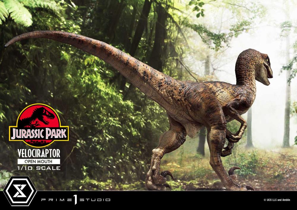 Jurassic Park Prime Collectible Figures Velociraptor (Open Mouth) 1/10 Scale Statue Gallery Image 18