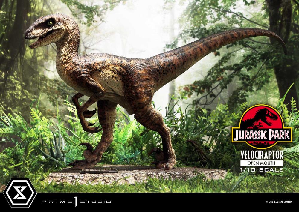 Jurassic Park Prime Collectible Figures Velociraptor (Open Mouth) 1/10 Scale Statue Gallery Image 24