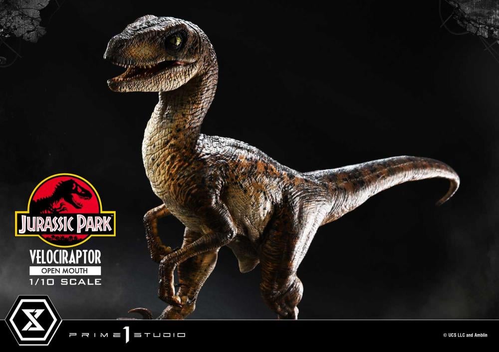 Jurassic Park Prime Collectible Figures Velociraptor (Open Mouth) 1/10 Scale Statue Gallery Image 13