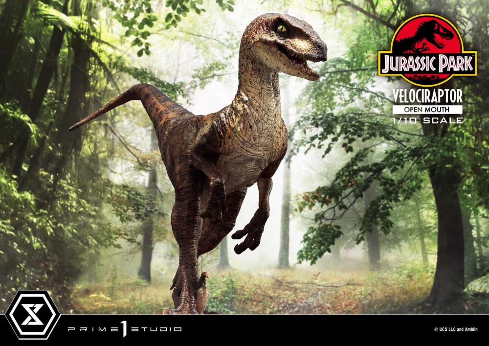 Jurassic Park Prime Collectible Figures Velociraptor (Open Mouth) 1/10 Scale Statue Gallery Image 23