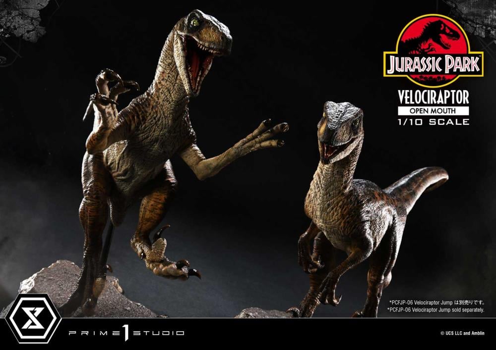 Jurassic Park Prime Collectible Figures Velociraptor (Open Mouth) 1/10 Scale Statue Gallery Image 29