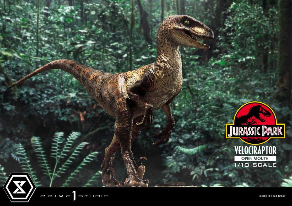 Jurassic Park Prime Collectible Figures Velociraptor (Open Mouth) 1/10 Scale Statue Gallery Image 21