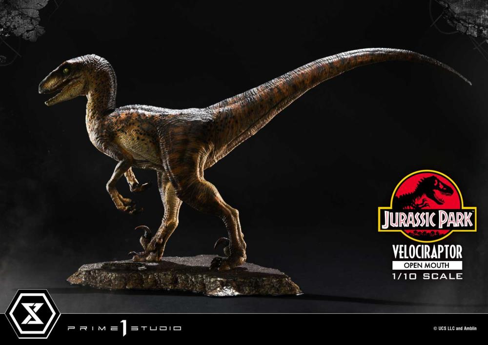 Jurassic Park Prime Collectible Figures Velociraptor (Open Mouth) 1/10 Scale Statue Gallery Image 4