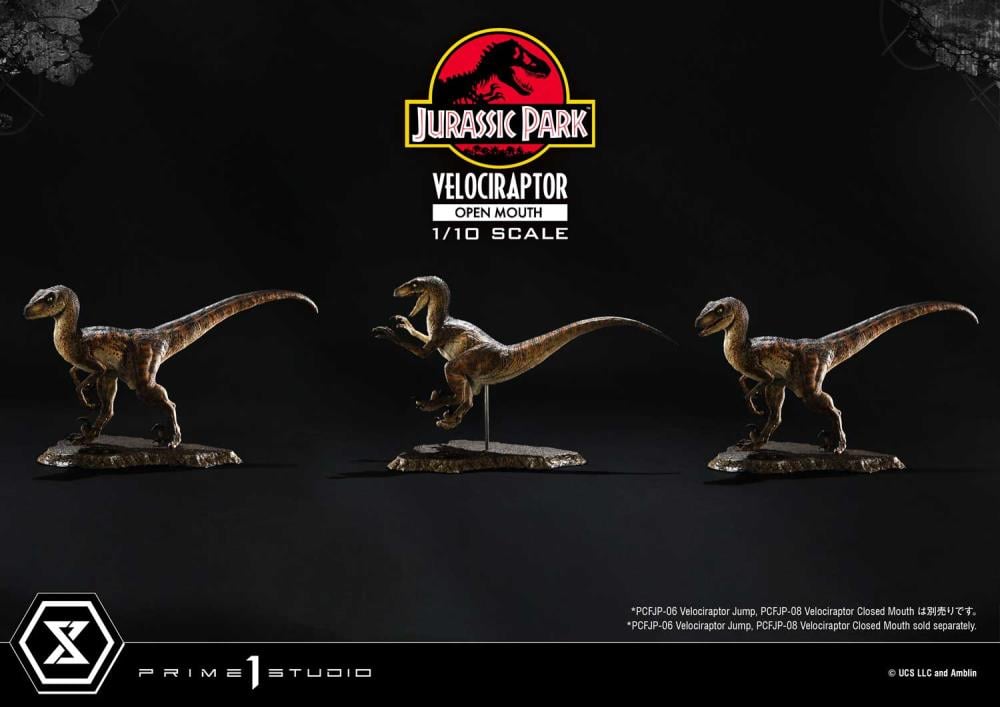 Jurassic Park Prime Collectible Figures Velociraptor (Open Mouth) 1/10 Scale Statue Gallery Image 31