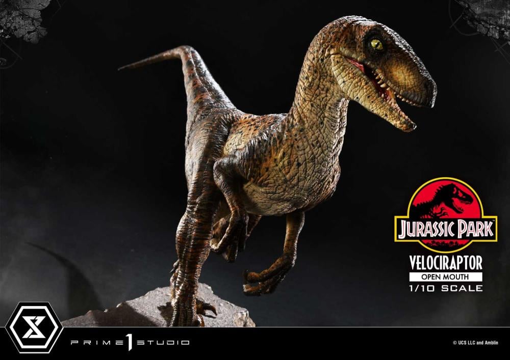 Jurassic Park Prime Collectible Figures Velociraptor (Open Mouth) 1/10 Scale Statue Gallery Image 12