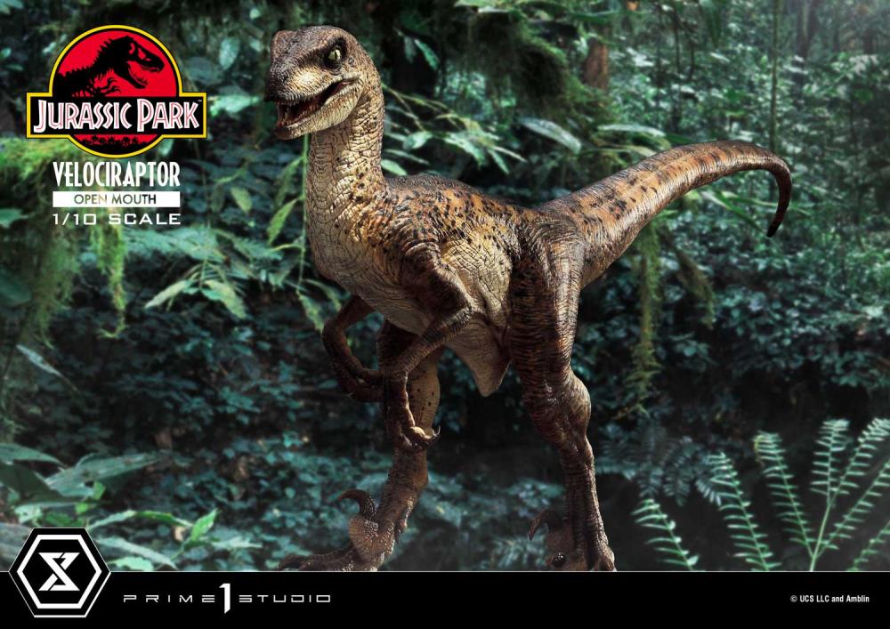 Jurassic Park Prime Collectible Figures Velociraptor (Open Mouth) 1/10 Scale Statue Gallery Image 22