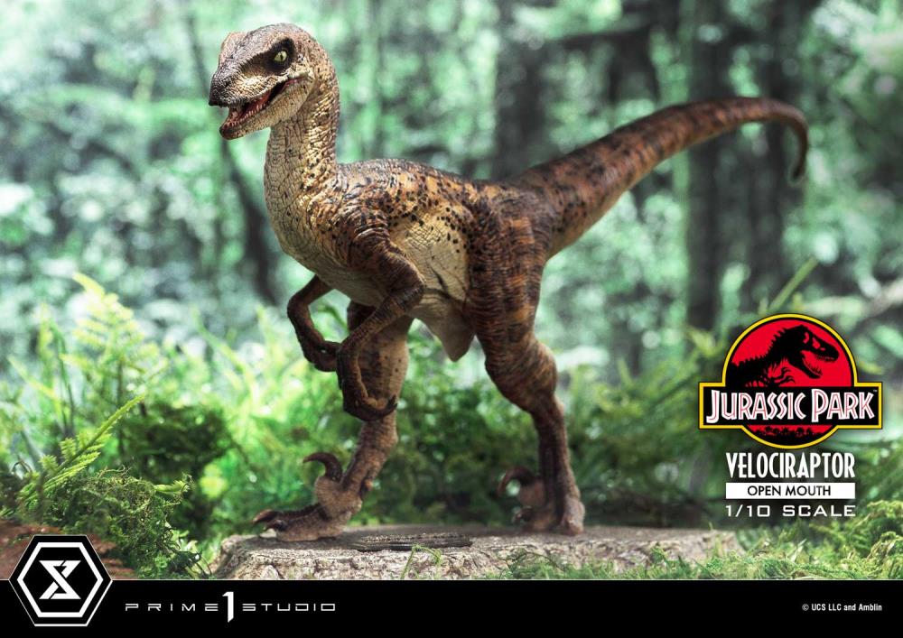 Jurassic Park Prime Collectible Figures Velociraptor (Open Mouth) 1/10 Scale Statue Gallery Image 16