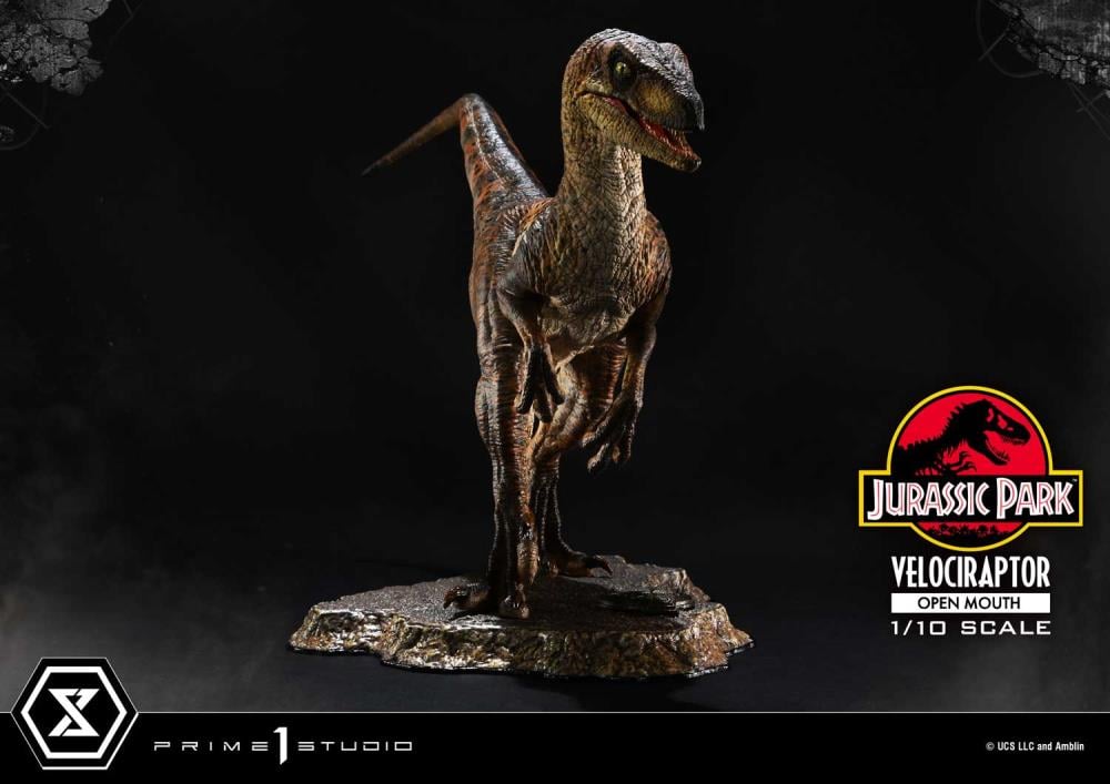 Jurassic Park Prime Collectible Figures Velociraptor (Open Mouth) 1/10 Scale Statue Gallery Image 5