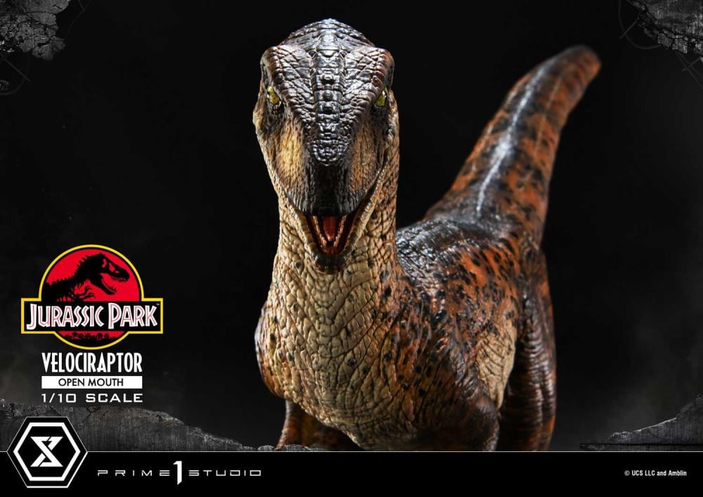 Jurassic Park Prime Collectible Figures Velociraptor (Open Mouth) 1/10 Scale Statue Gallery Image 10