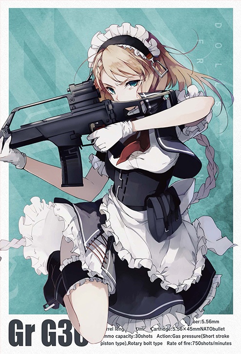 Girls' Frontline Little Armory LADF03 Gr G36 1/12 Scale Accessory Set Gallery Image 8