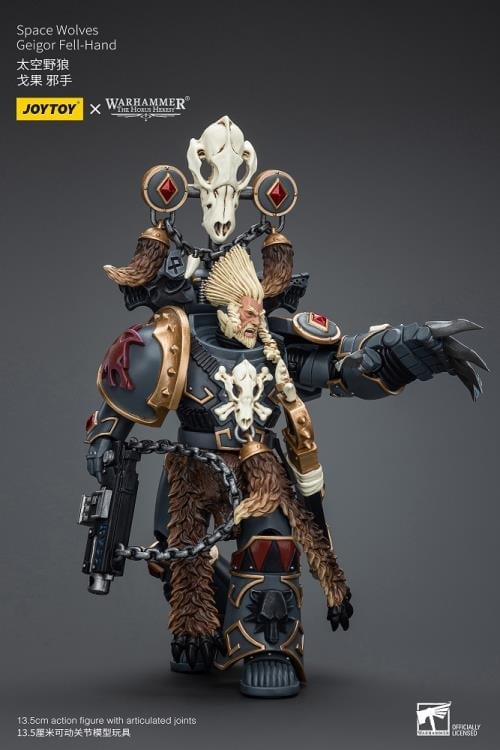 Warhammer: The Horus Heresy Space Wolves Geigor Fell-Hand 1/18 Scale Action Figure Gallery Image 11