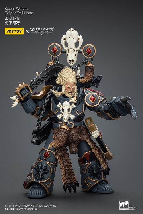 Warhammer: The Horus Heresy Space Wolves Geigor Fell-Hand 1/18 Scale Action Figure Gallery Image 7