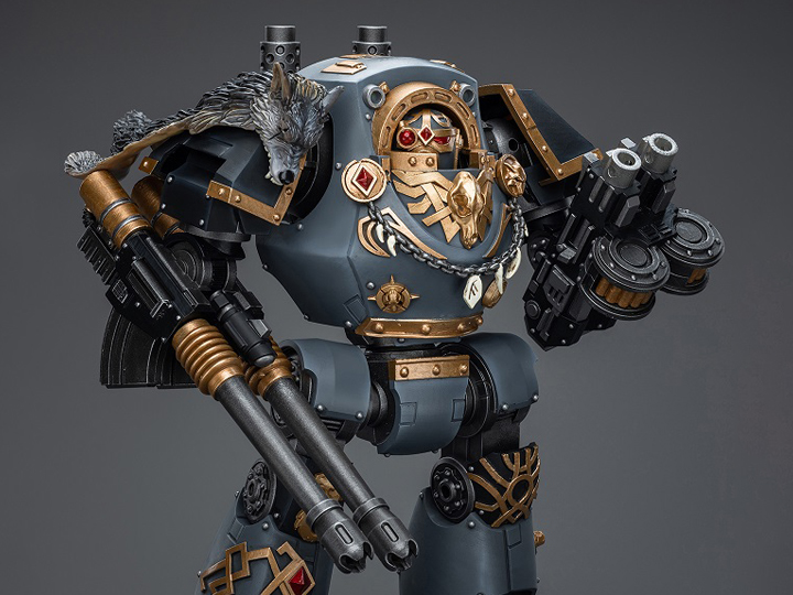 Warhammer: The Horus Heresy Space Wolves Contemptor Dreadnought with Gravis Bolt Cannon 1/18 Scale Action Figure Gallery Image 1