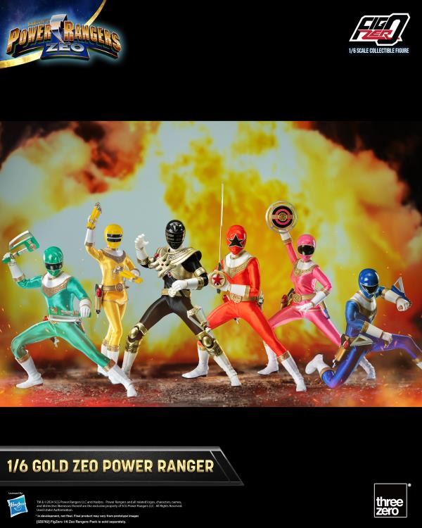 Power Rangers Zeo FigZero Gold Zeo Ranger 1/6 Scale Figure Gallery Image 15