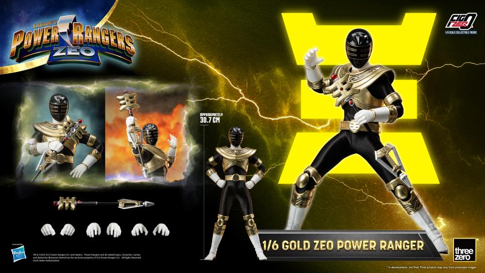 Power Rangers Zeo FigZero Gold Zeo Ranger 1/6 Scale Figure Gallery Image 12