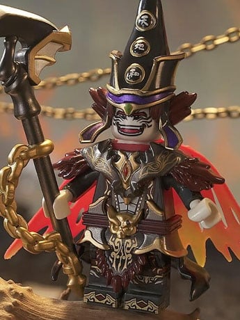 Three Kingdoms Ghost Bai Wuchang (Black Impermanence) Mini Figure Gallery Image 2