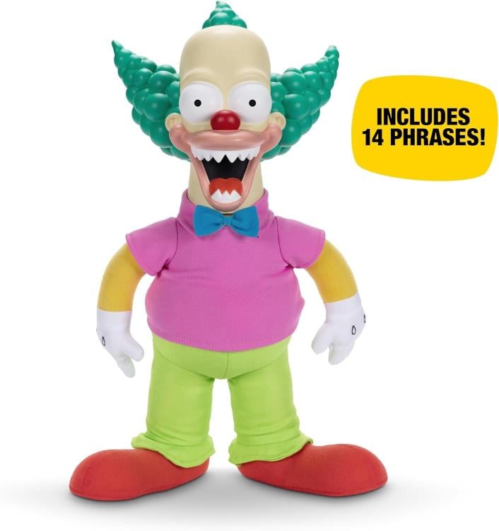 The Simpsons Krusty the Clown Talking Plush Doll Gallery Image 4