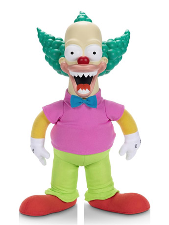 The Simpsons Krusty the Clown Talking Plush Doll Gallery Image 2