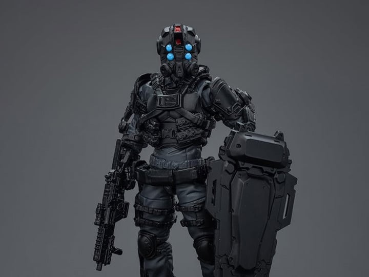 Military Figures Army Builder Promotion Pack Figure 35 Bounty Hunter with Riot Shield 1/18 Scale Action Figure Gallery Image 1