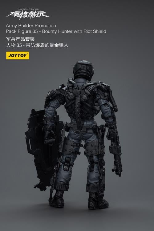 Military Figures Army Builder Promotion Pack Figure 35 Bounty Hunter with Riot Shield 1/18 Scale Action Figure Gallery Image 4
