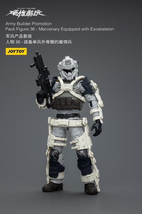 Military Figures Army Builder Promotion Pack Figure 36 Mercenary Equipped with Exoskeleton 1/18 Scale Action Figure Gallery Image 3