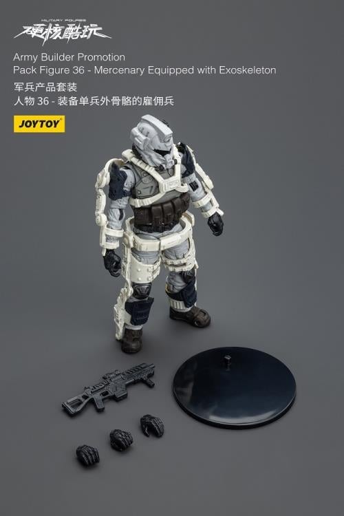 Military Figures Army Builder Promotion Pack Figure 36 Mercenary Equipped with Exoskeleton 1/18 Scale Action Figure Gallery Image 7