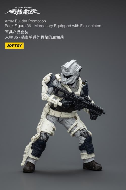 Military Figures Army Builder Promotion Pack Figure 36 Mercenary Equipped with Exoskeleton 1/18 Scale Action Figure Gallery Image 6