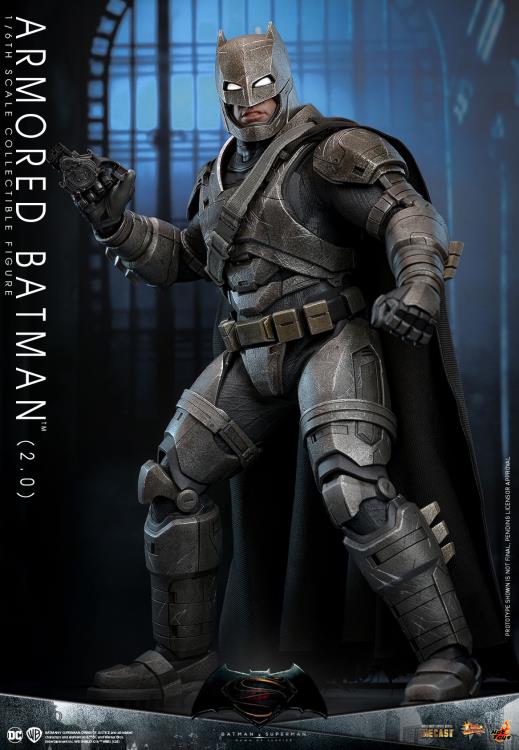 Batman v Superman: Dawn of Justice MMS742D62 Armored Batman (2.0) 1/6th Scale Collectible Figure Gallery Image 3