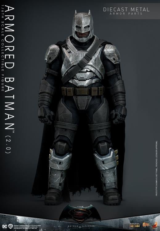 Batman v Superman: Dawn of Justice MMS742D62 Armored Batman (2.0) 1/6th Scale Collectible Figure Gallery Image 9