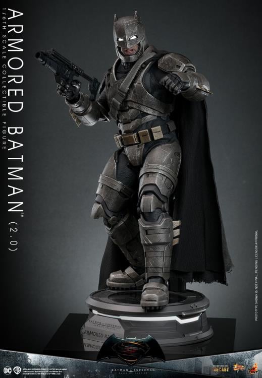 Batman v Superman: Dawn of Justice MMS742D62 Armored Batman (2.0) 1/6th Scale Collectible Figure Gallery Image 6