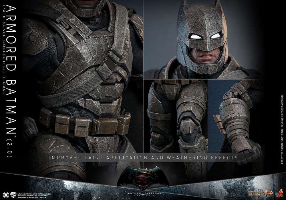 Batman v Superman: Dawn of Justice MMS742D62 Armored Batman (2.0) 1/6th Scale Collectible Figure Gallery Image 10