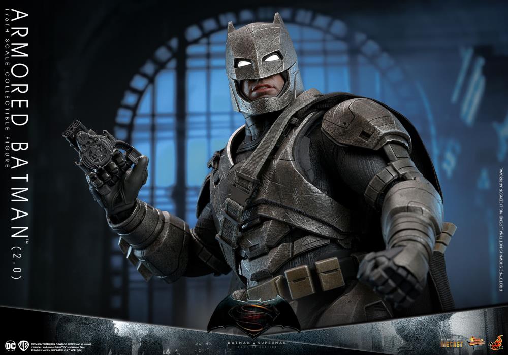 Batman v Superman: Dawn of Justice MMS742D62 Armored Batman (2.0) 1/6th Scale Collectible Figure Gallery Image 4