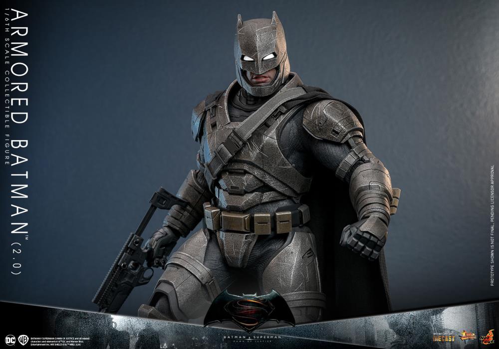 Batman v Superman: Dawn of Justice MMS742D62 Armored Batman (2.0) 1/6th Scale Collectible Figure Gallery Image 15