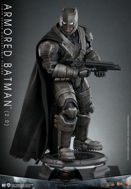 Batman v Superman: Dawn of Justice MMS742D62 Armored Batman (2.0) 1/6th Scale Collectible Figure Gallery Image 8