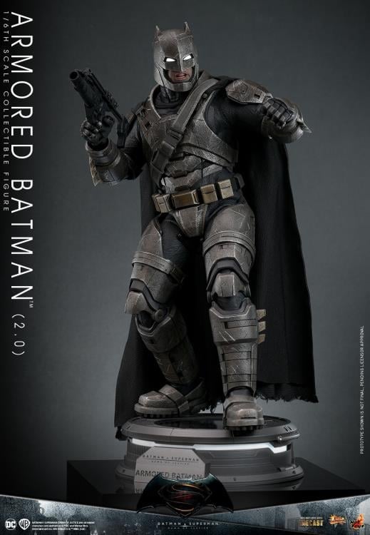 Batman v Superman: Dawn of Justice MMS742D62 Armored Batman (2.0) Deluxe 1/6th Scale Collectible Figure Gallery Image 11