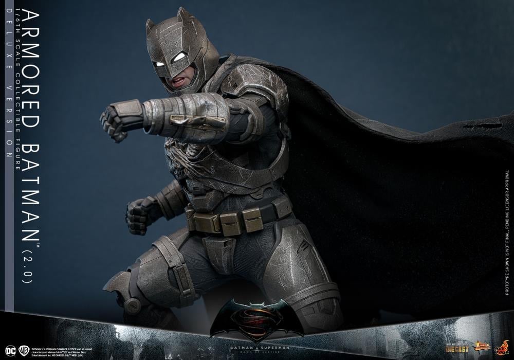 Batman v Superman: Dawn of Justice MMS742D62 Armored Batman (2.0) Deluxe 1/6th Scale Collectible Figure Gallery Image 25