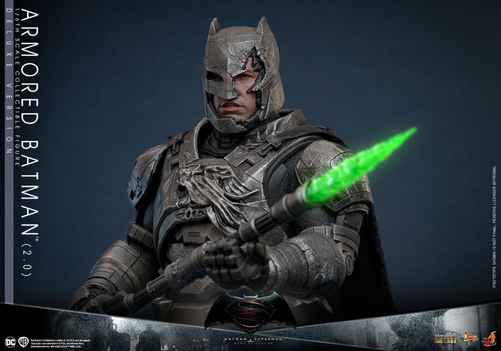 Batman v Superman: Dawn of Justice MMS742D62 Armored Batman (2.0) Deluxe 1/6th Scale Collectible Figure Gallery Image 22
