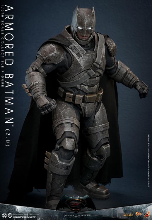 Batman v Superman: Dawn of Justice MMS742D62 Armored Batman (2.0) Deluxe 1/6th Scale Collectible Figure Gallery Image 13