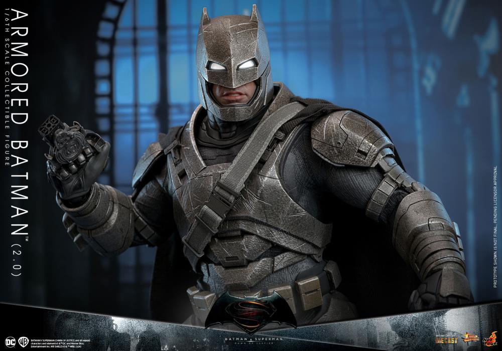 Batman v Superman: Dawn of Justice MMS742D62 Armored Batman (2.0) Deluxe 1/6th Scale Collectible Figure Gallery Image 9