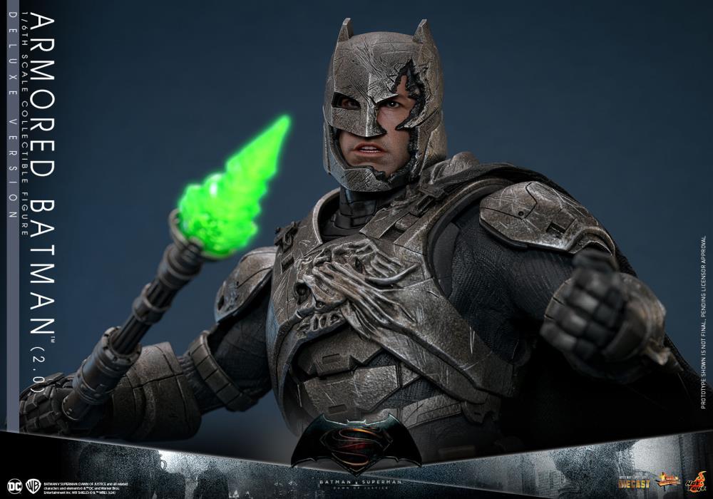 Batman v Superman: Dawn of Justice MMS742D62 Armored Batman (2.0) Deluxe 1/6th Scale Collectible Figure Gallery Image 23