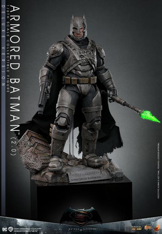 Batman v Superman: Dawn of Justice MMS742D62 Armored Batman (2.0) Deluxe 1/6th Scale Collectible Figure Gallery Image 3