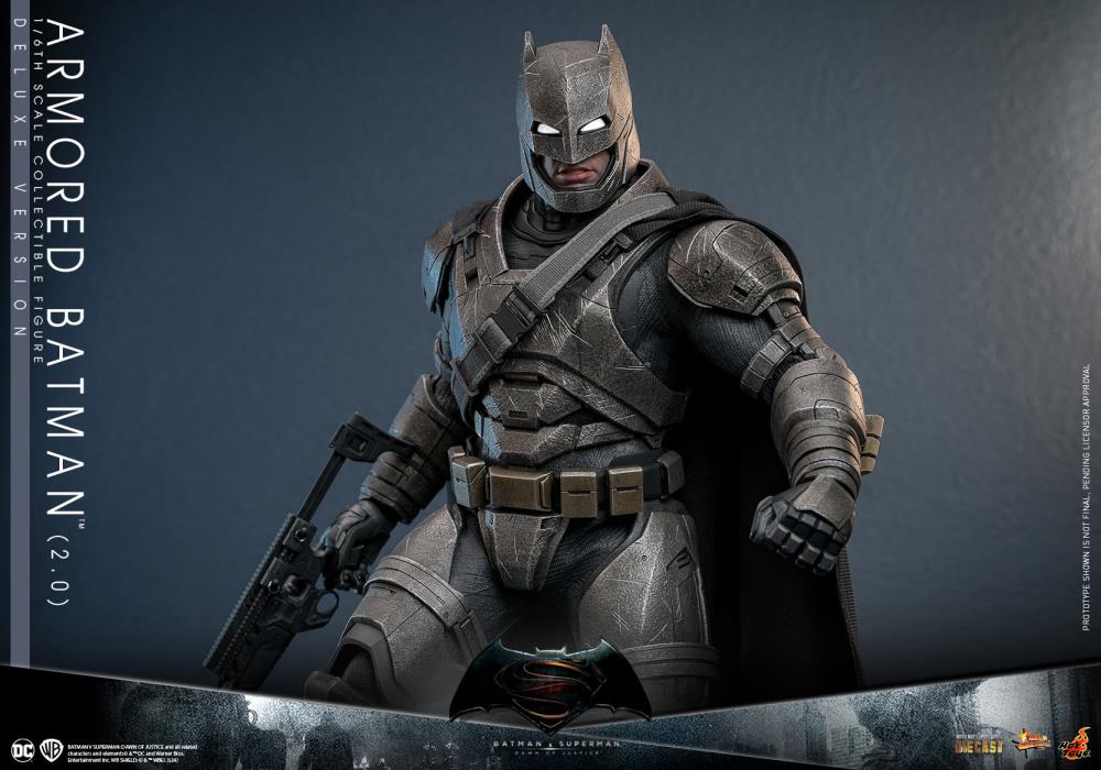 Batman v Superman: Dawn of Justice MMS742D62 Armored Batman (2.0) Deluxe 1/6th Scale Collectible Figure Gallery Image 27