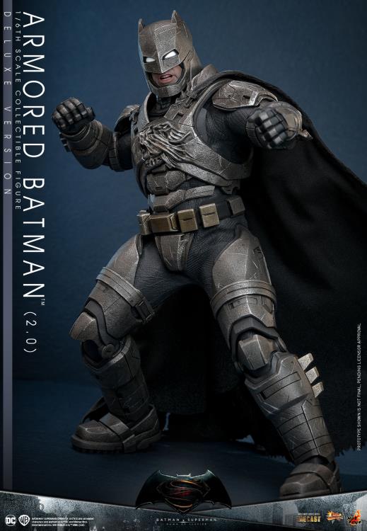 Batman v Superman: Dawn of Justice MMS742D62 Armored Batman (2.0) Deluxe 1/6th Scale Collectible Figure Gallery Image 20